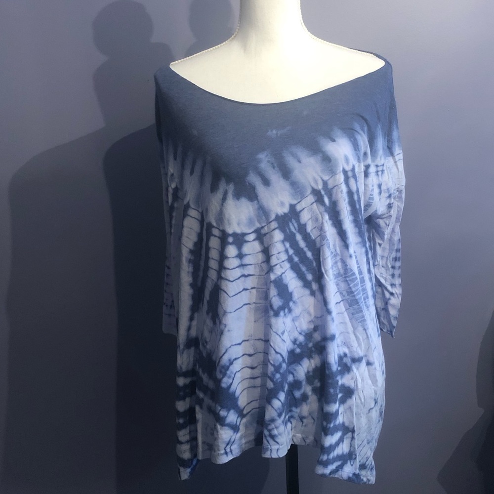 Free People medium tie dye long sleeve shirt